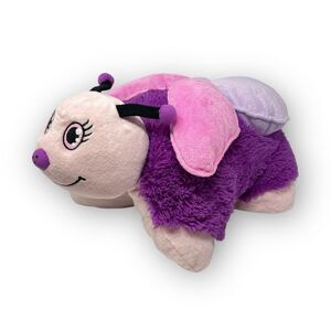 Pillow Pets Butterfly Plush Purple Pink Large 18" Stuffed Animal 2010